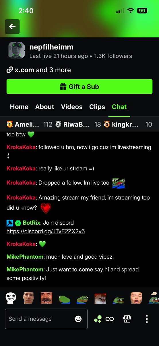 Who are these bots spamming my offline channel dude <a href="/kickcommunity/">KICK Community</a> help im scared