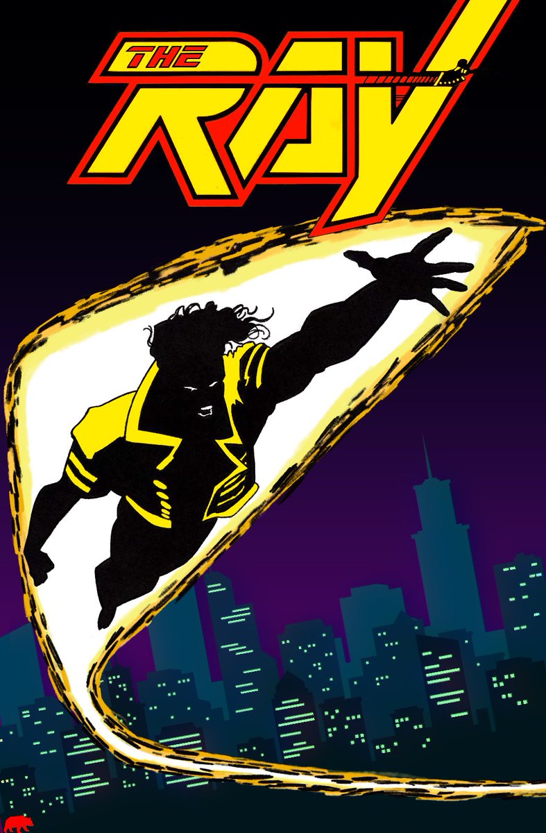 redbearuk's tweet photo. The Ray by Joe Quesada.
Originally this was a panel from 'The Ray’ 2 (1992), I cut the panel and built a new image with the Ray flying over a cityscape.
#DC #dccomics #art #artist #theray #joequesada https://t.co/2OduX6FD2o
