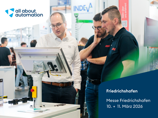 all about automation 2026 📅 10.–11. März | 🏢 Messe Friedrichshafen 500 Aussteller, Talk Lounges, Messerundgänge, Start-ups &amp; Future Now! Hub 🎟 Kostenlos für eingeladene Besucher Mehr Infos &amp; Ticket: messweb.de/all-about-auto… #Industrieautomation #Robotik #Digitalisierung