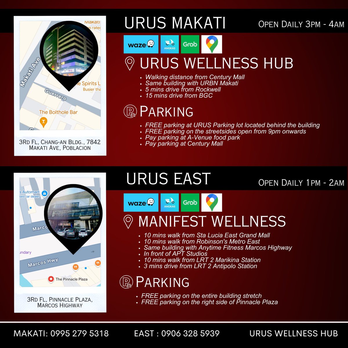 Get a FREE <a href="/UrusWellness/">URUS WELLNESS HUB 2.0</a> Hub Loyalty Card with 2 Stamps.

Simply present our code: 
"HOT ENCOUNTER" at the front desk to receive your LOYALTY CARD with two free stamps each time you avail of WET AREA ACCESS or MASSAGE SERVICE.  
✅12 STAMPS(AFTER 6 VISITS) : FREE 1 HR MASSAGE