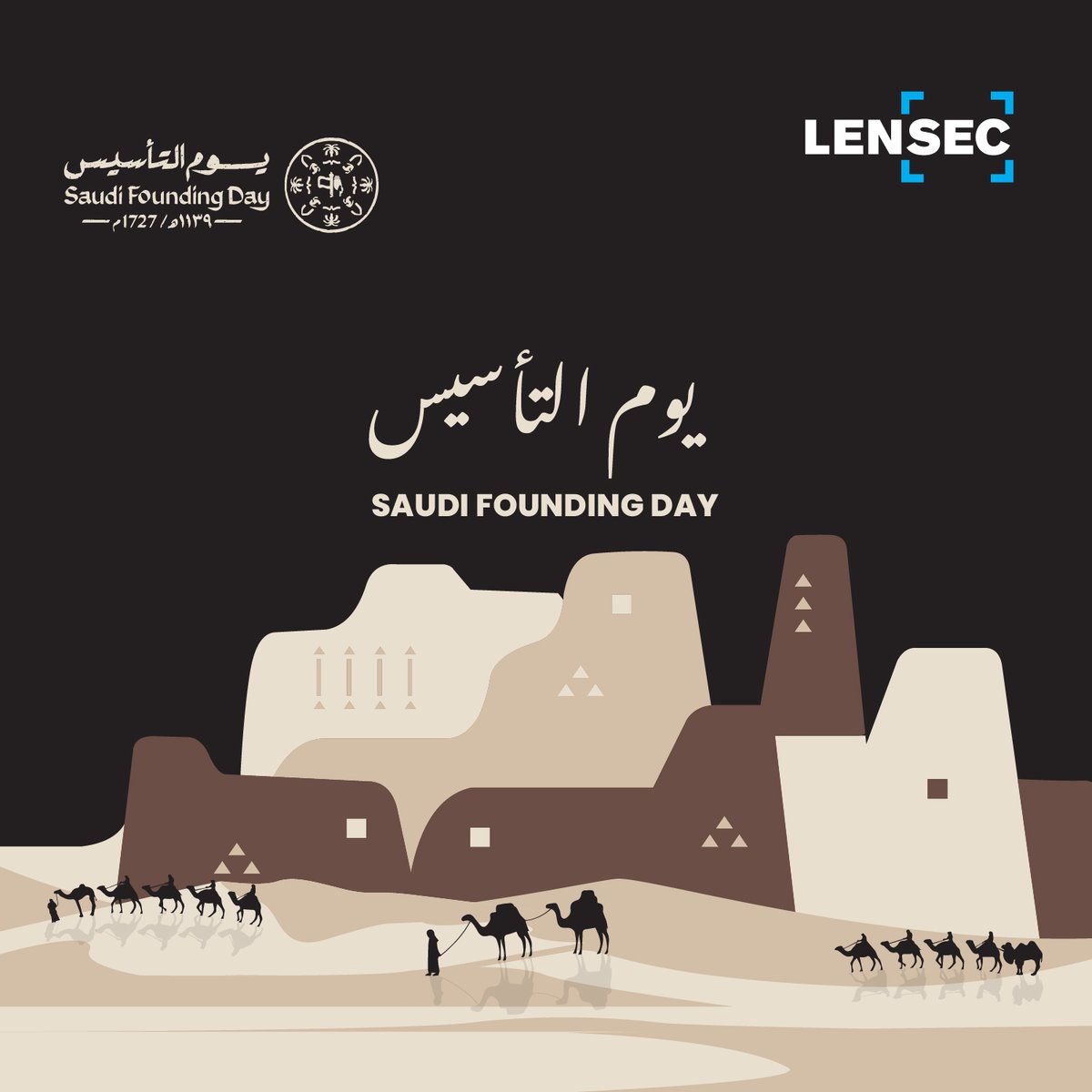 LENSEC's tweet image. Happy Saudi Founding Day!

We celebrate resilience, heritage, and visionary spirit that laid the foundation of the Kingdom. 

Wishing prosperity and progress to Saudi Arabia and its people.
#يوم_بدينا
#SaudiFoundingDay  #LENSEC #يوم_التأسيس