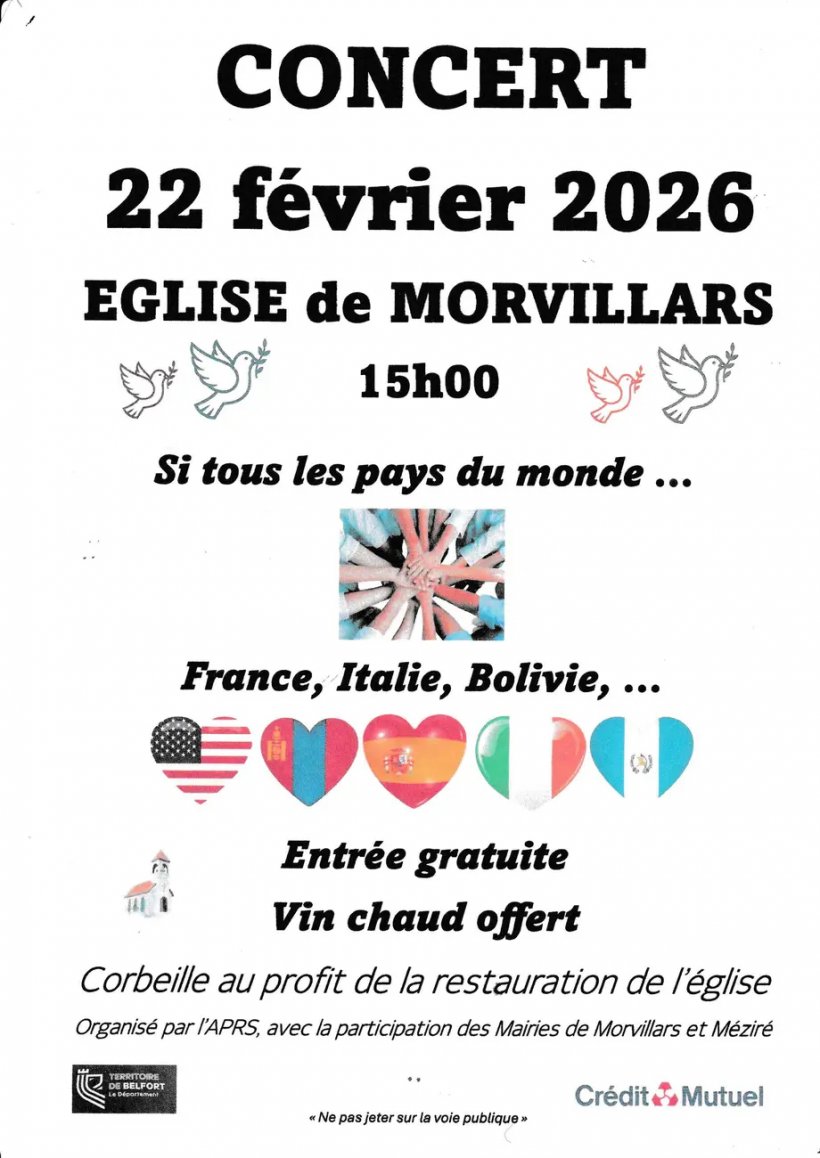 SI TOUS LES PAYS DU MONDE: 22/02/2026 > Morvillars (90) lecomtois.com/e648216,.html?…