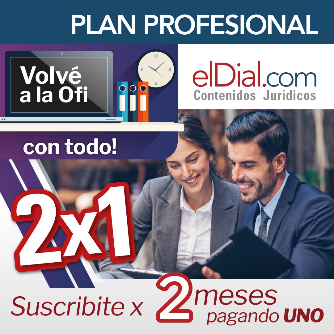 🗂️ Volvé a la ofi
Terminó la feria y es momento de actualizar tu práctica.
🎓 Promo especial suscripción

📝 Suscribite hoy y aprovechá este beneficio por tiempo limitado 👉
tienda.eldial.com/productos/susc…

#VolvéALaOfi #eldialcom #suscripciónjurídica #fallos