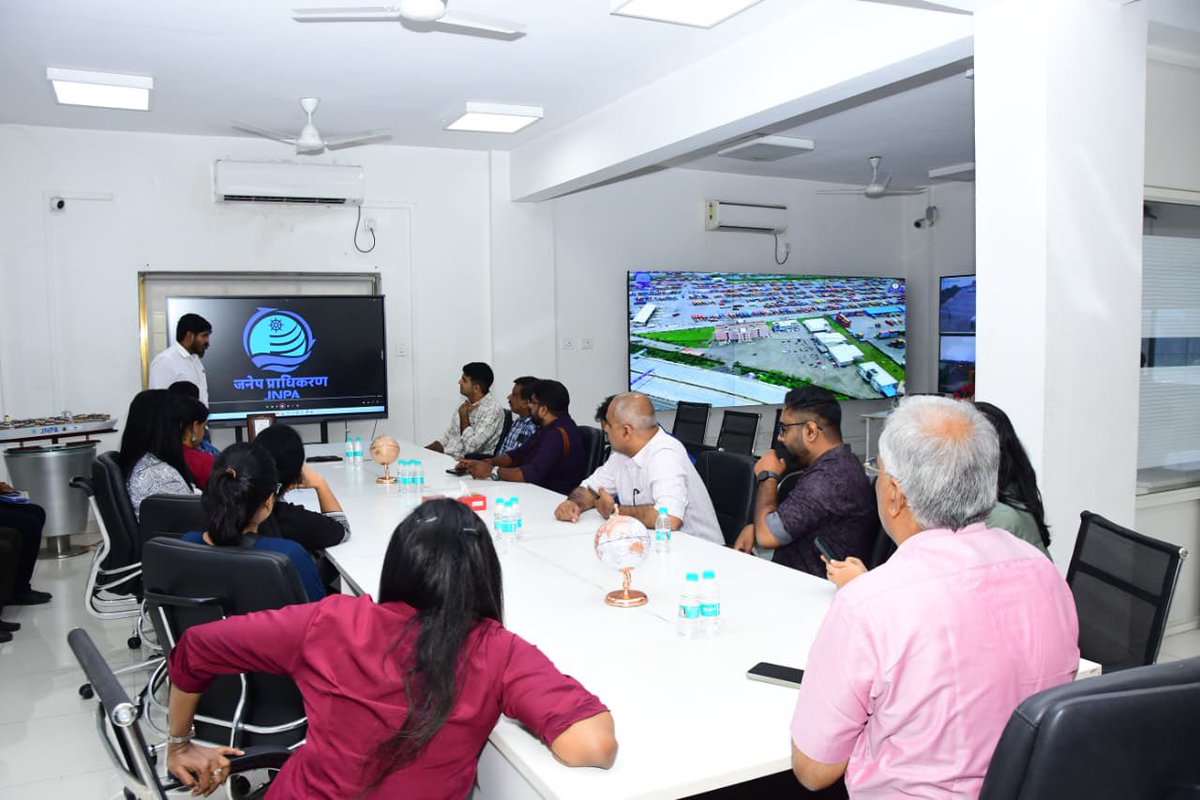 जवाहरलाल नेहरू पत्तन प्राधिकरण (JNPA) tweet media