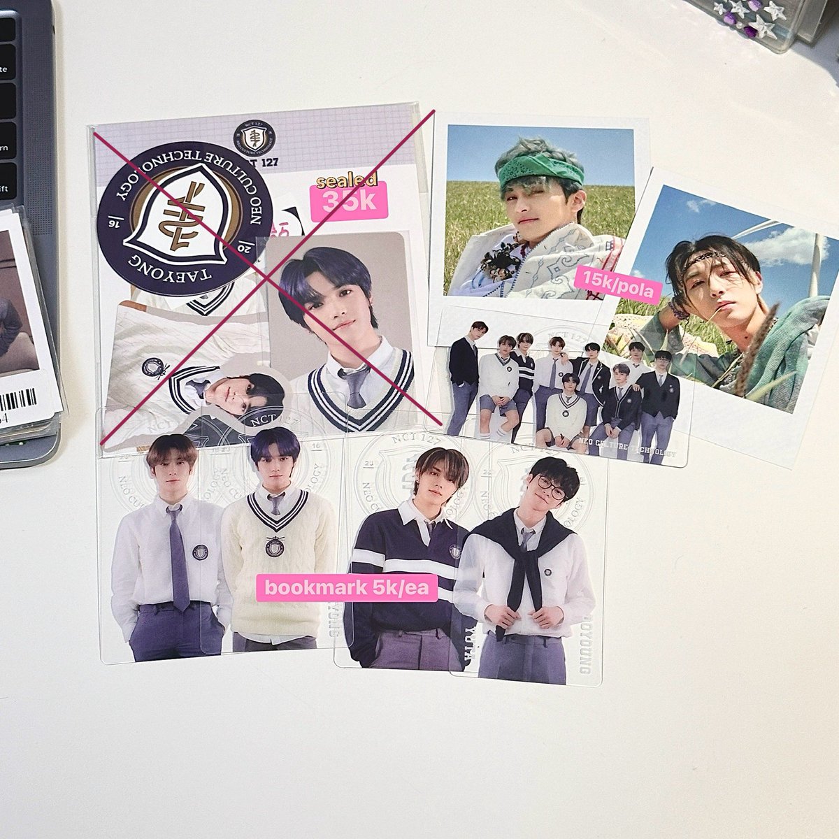 wts pc nct &amp; aespa

⭐️ Jatinangor
⭐️ Keep event with dp
⭐️ Open nego 
⭐️ Exc admin &amp; packing 

t. want to sell ready ina jeno haechan jaemin renjun chenle mark winter mediheal karina ningning taeyong dream 127 doyoung jaehyun pola kms popmerch jjed glitch mode bttf beatbox