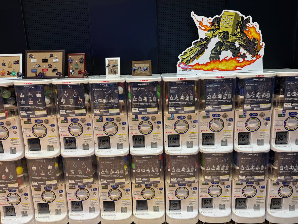 Meet_To_Market's tweet image. アーマードコア特設エリア【コトブキヤホール会場】

設営が完了しました！ 
UDX会場に引き続き、いよいよ明日から開催となります。 
皆様のご来場を心よりお待ちしております✨ 

#アーマードコア #AC6 #AC