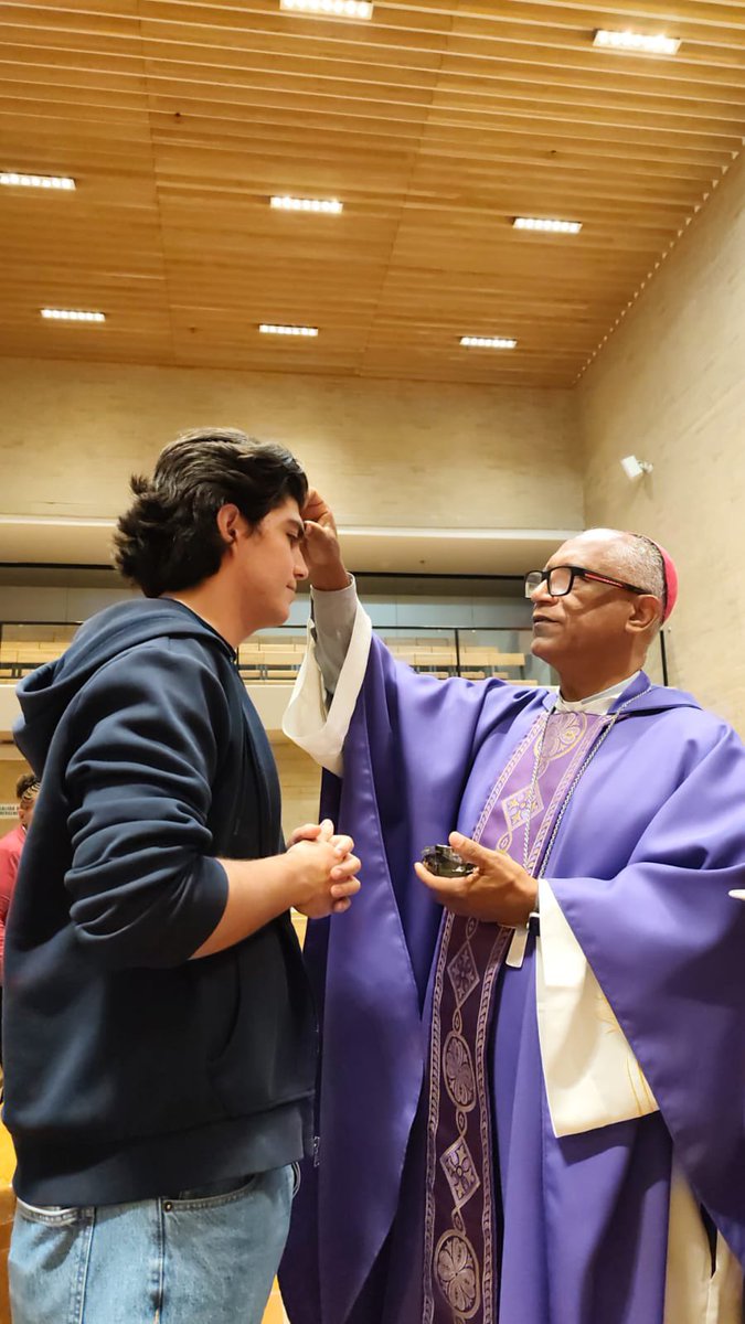 DomZanoni's tweet photo. Presidi a missa da quarta-feira de cinzas no Encontro das Pastorais e Plataformas promovido pelo CELAM. https://t.co/nj1uCqAL7n