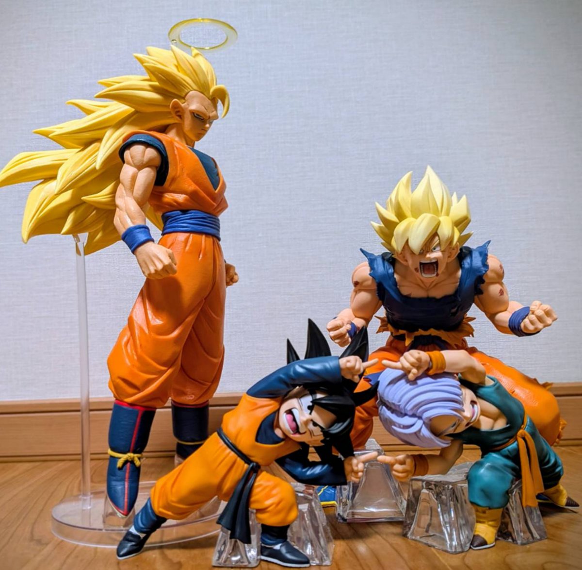 台座、尻尾あり】THE GREATEST SAIYAN 3体セット 台座、尻尾あり】THE