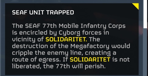SEAF UNIT TRAPPED