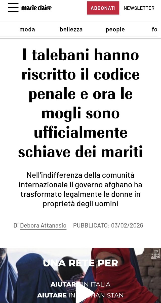 Pensiamo al nostro Patriarcato dai.

#IslamModerato