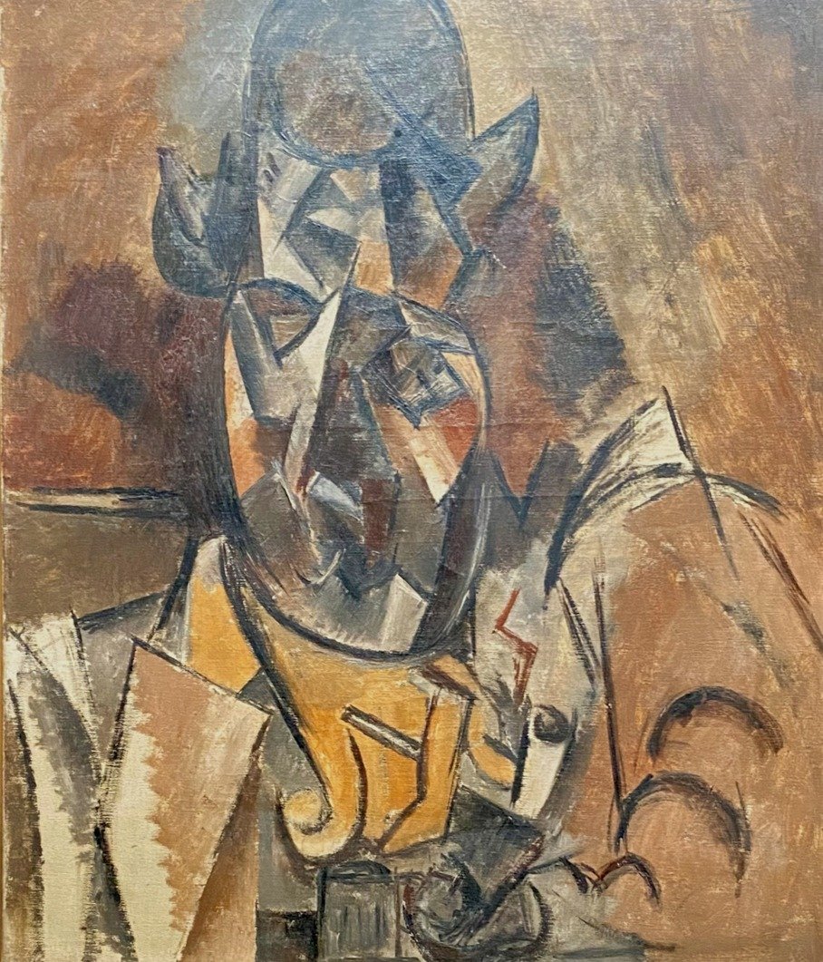 patriciacarles's tweet photo. #cubisme Picasso dans la collection Heinz Berggruen, "Portrait de Georges Braque", "Dora Maar aux ongles" verts, 1936 À visiter sur ma chaîne https://t.co/hx1vY1V3sC ⤵️ https://t.co/c34HiIpHLY
