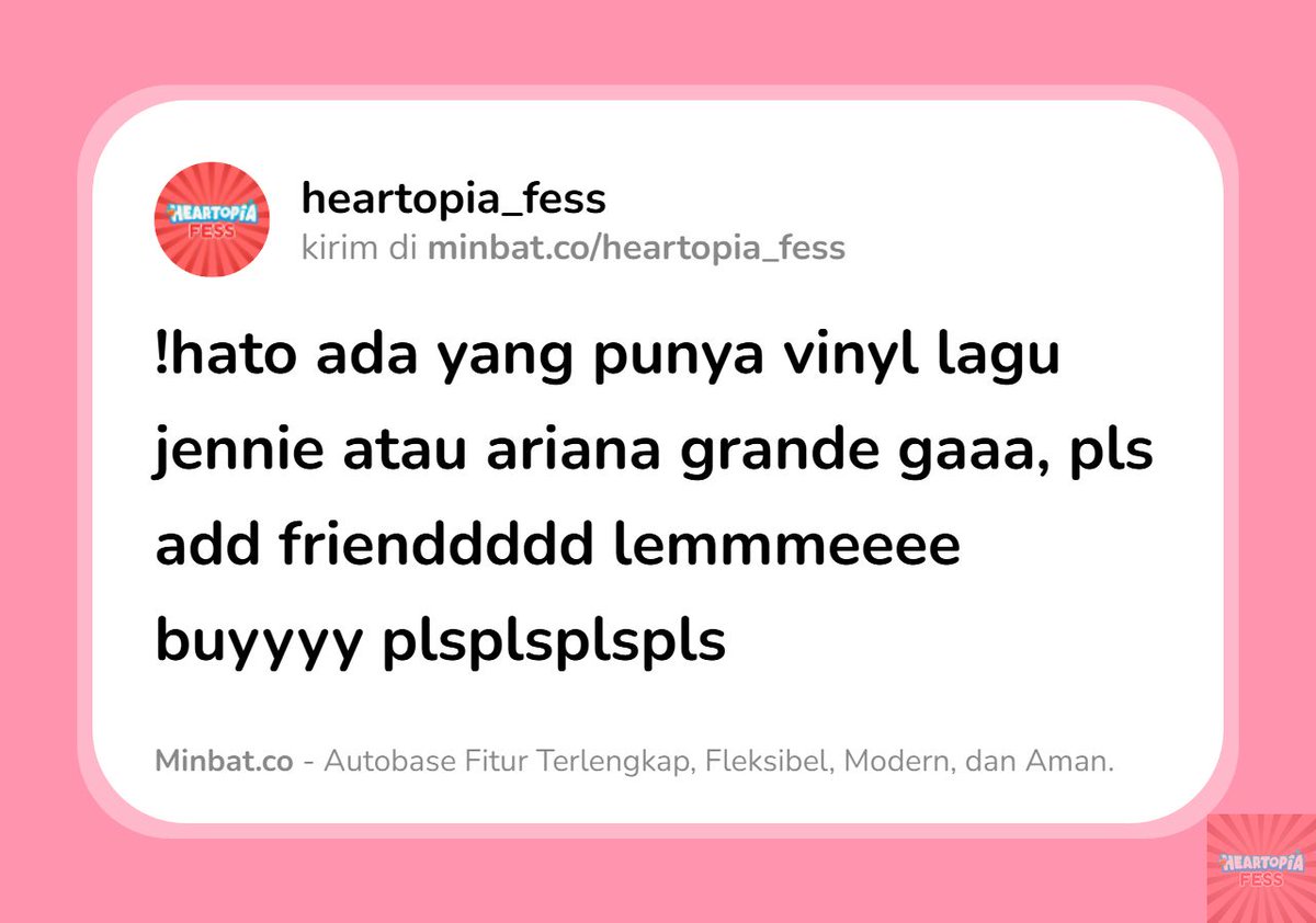 Heartopia Fess tweet media