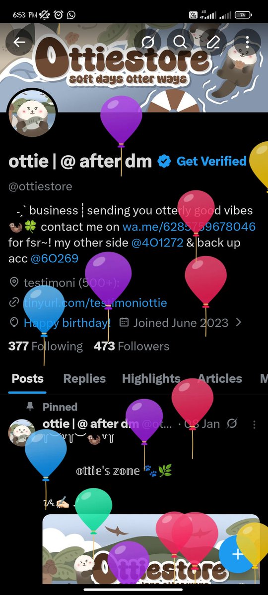 ottie | @ after dm tweet media