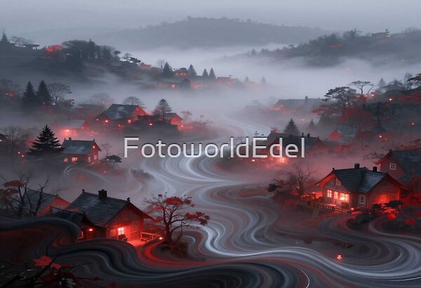 EdelCreative's tweet image. Mystic Fog Village – Warm Lights &amp;amp; Surreal Flow ✨Follow the mood, feel the magic, discover more art 🌫️🎨✨redbubble.com/de/shop/ap/178… 

#surrealvillage #mistylandscape #dreamyatmosphere #KIkünstlerin #FotoworldEdel #Redbubbleartist #Redbubbleshop