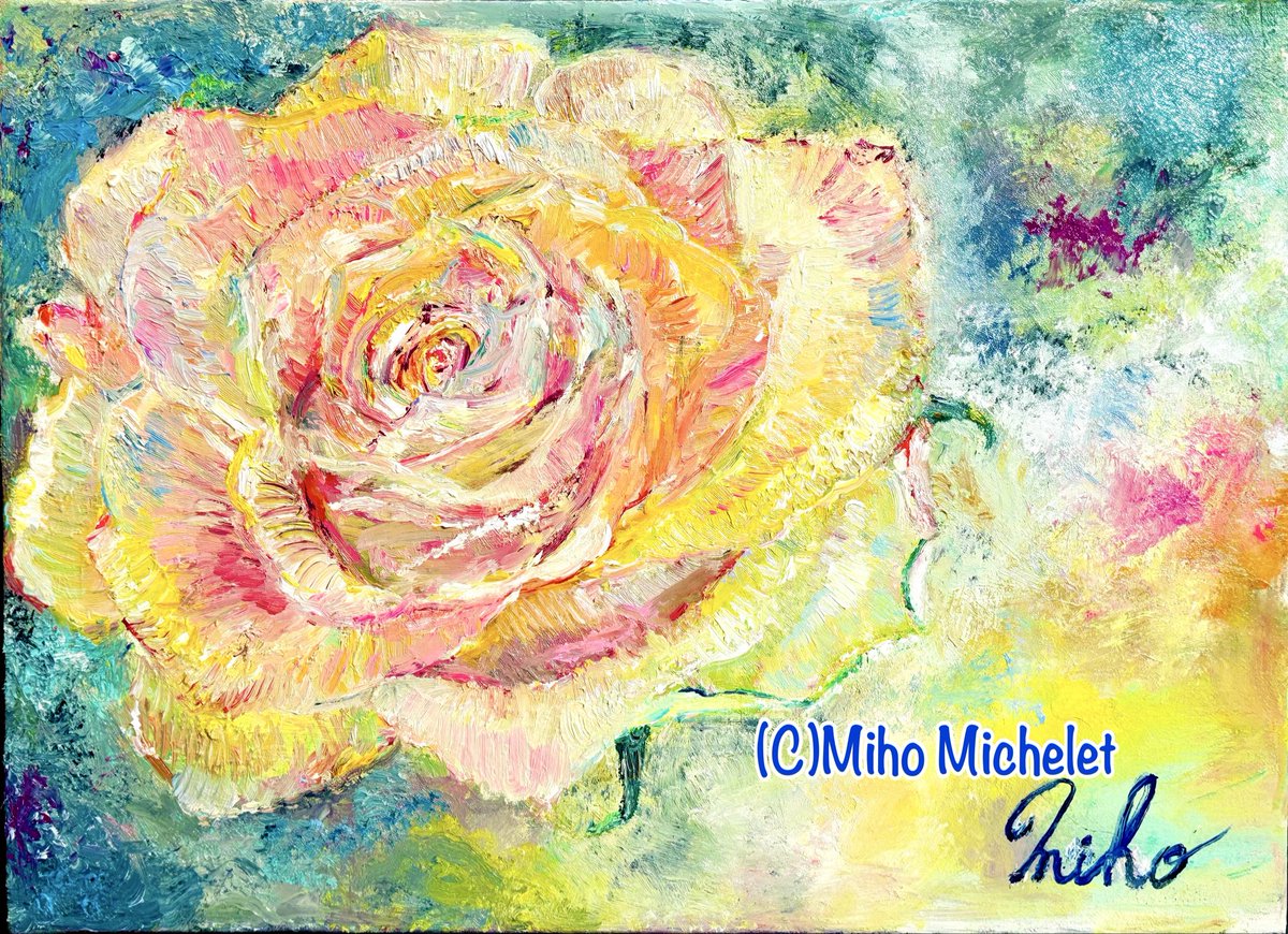 MihoMichelet's tweet image. ずっとパステルでリタッチを繰り返してきた作品を油彩で完成させました
題名は"I knew I loved you"にしました🍀

#pastel 
#oilpainting 
#love 
#mADurgency 

F4(333×242mm)

@MrChuckD 
@MalcolmRiddle 
@mADurgency