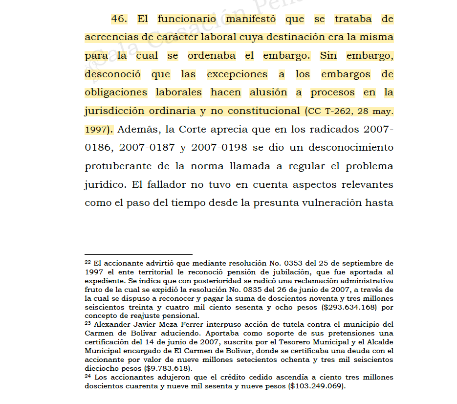 Melovides's tweet photo. La excepción a la inembargabilidad de los recursos públicos, que permite afectar el presupuesto para el pago de acreencias laborales, aplica a procesos tramitados ante la jurisdicción ordinaria, no ante la jurisdicción constitucional. https://t.co/g4to6cVIMQ https://t.co/fNINFNNuU9