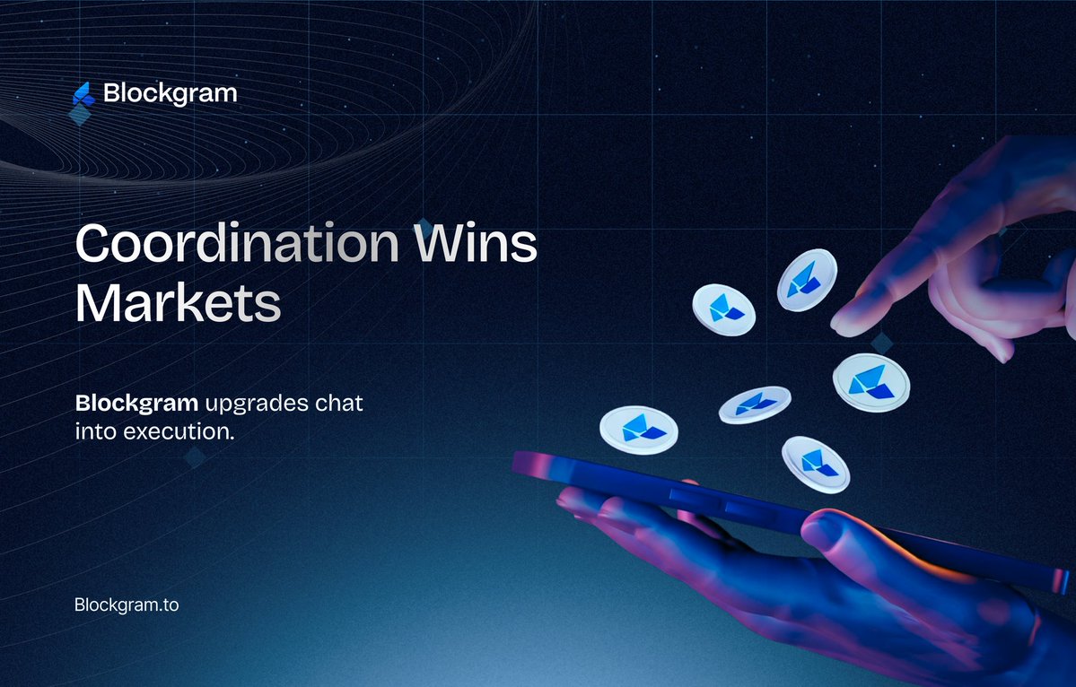 Crypto didn’t explode because of apps.

It exploded because of coordination.

And that coordination happens in chat.

Blockgram is upgrading the layer
where decisions, alpha, and capital actually move.

Soon.