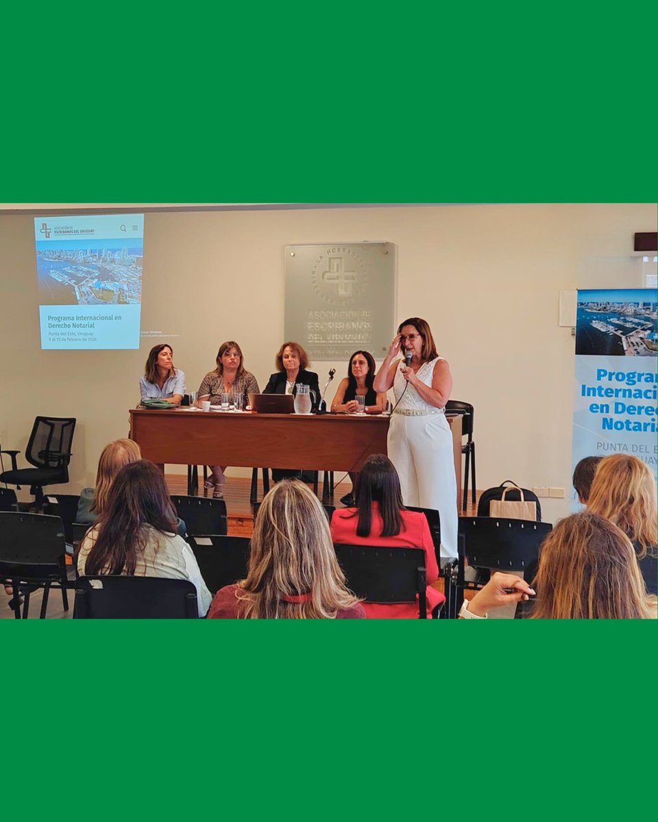 🧑‍🎓Del 9 al 13 de febrero se realizó el Primer Programa Internacional en Derecho Notarial, una instancia académica que reunió a colegas de la región y del país, mostrando el compromiso de la AEU con la formación continua, la integración regional y el fortalecimiento del notariado.