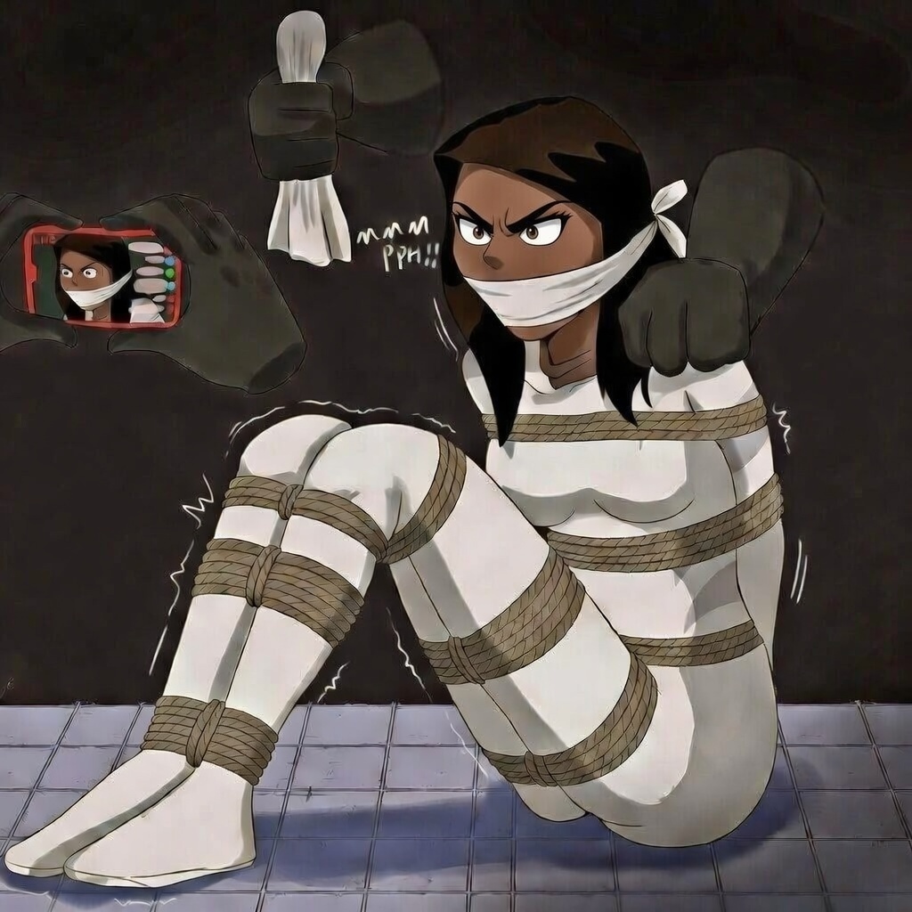 White Tiger in peril 2

#Grok #UltimateSpiderMan #Marvel #AvaAyala #WhiteTiger #tightsuit #spygirl #SHIELD #brunette #longhair #latinogirl #bondage #ropes #otmgag #otmgaggedgirl #boundandgaggedgirl #kidnapping #prisoner #hostage #captivity #damselindistress #damselinperil