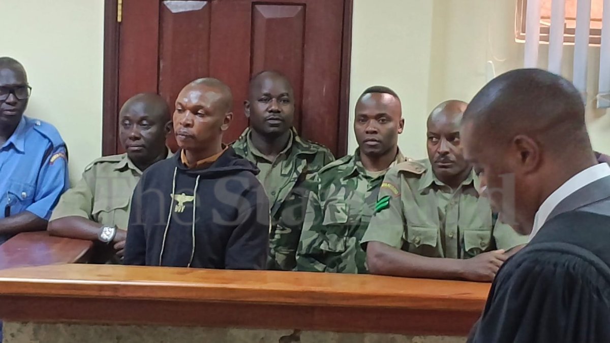 StandardKenya's tweet photo. Nyeri High Court sentences Nicholas Julius Macharia to death for the murder of minor in May 2025, finds he showed no remorse for the crime.

Picture by Amos Kiarie https://t.co/8oheToBIHA