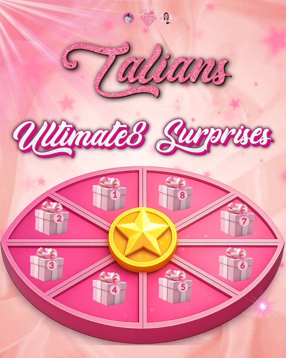 TALIANS, THIS IS OUR MOMENT. 💫

Behind the scenes, the fandom has been working quietly… passionately… and with one goal in mind:
To make Krystal’s Big Night and her journey in PBB truly unforgettable 🩷

Today, we finally let you in on the secret.

We proudly present 8