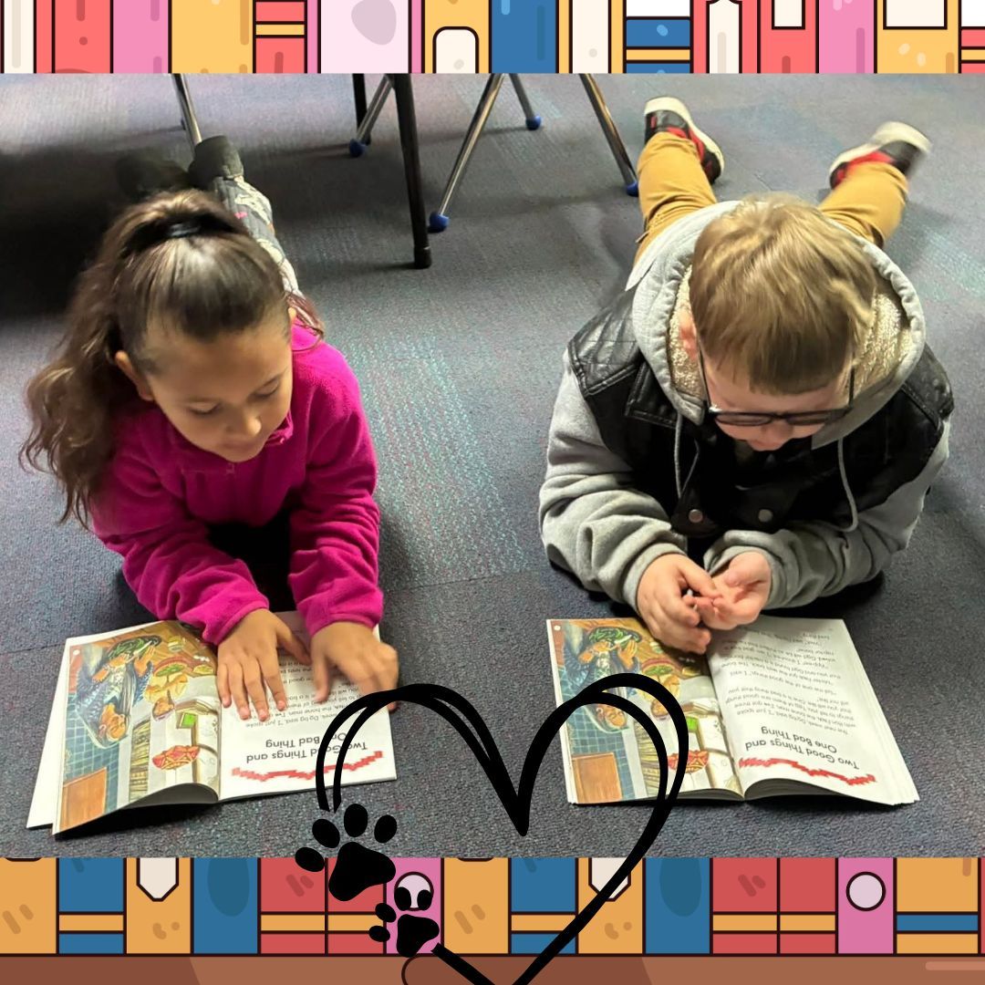 Dive into a world of adventure with a good book! We encourage partner reading because what is better than reading a good book and talking about it afterward with a friend? #buddyreading #bwdpride #readingbythirdgrade