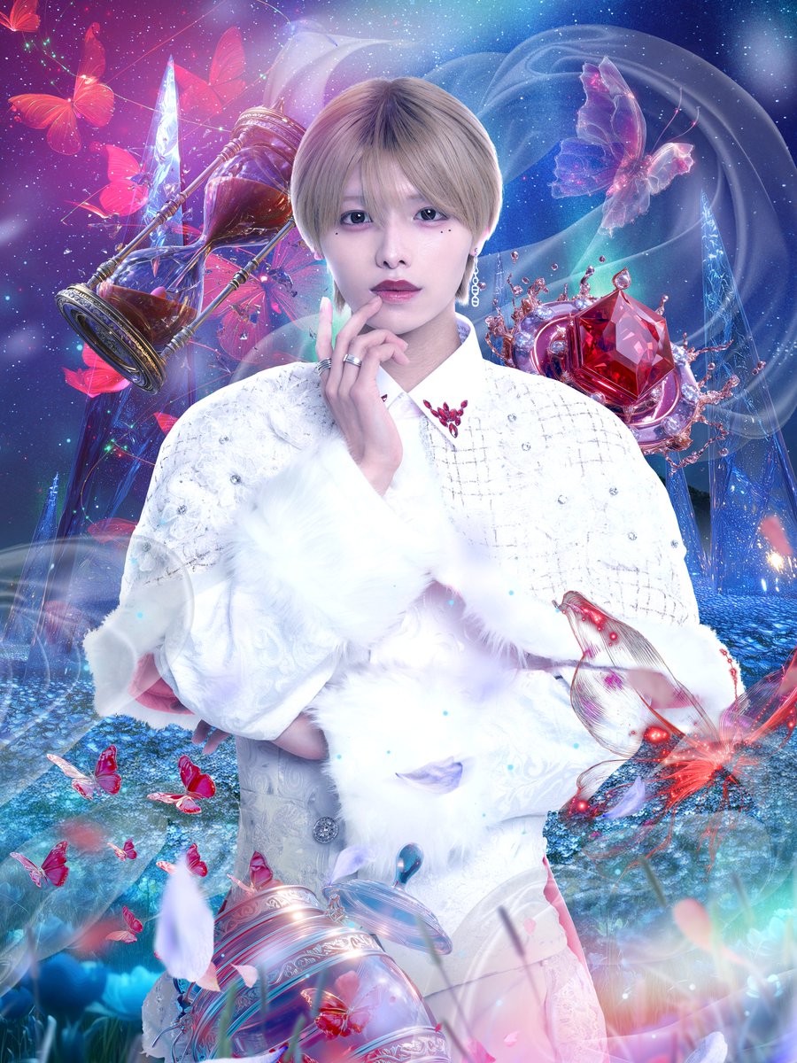 gera_0316's tweet image. ...✦✧ WORKS ✧✦...

RE:MODE／yoshiki &amp;amp; toka

アー写デザインを担当させていただきました！

幻想的なコラージュと、純白で美しい衣装の両者が奏でるアー写の世界観が最高に素敵で眩しい😭✨

コラージュさせていただきありがとうございました！

#remode #ろろもーど