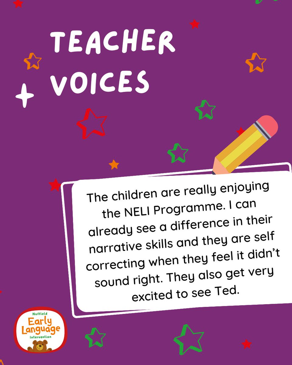 NELI - Nuffield Early Language Intervention tweet media