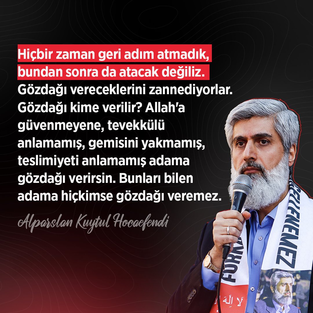 Hiçbir zaman geri adım atmadık, bundan sonra da atacak değiliz.

BatmanEmniyetinden Tehdit
#BatmanEmniyeti