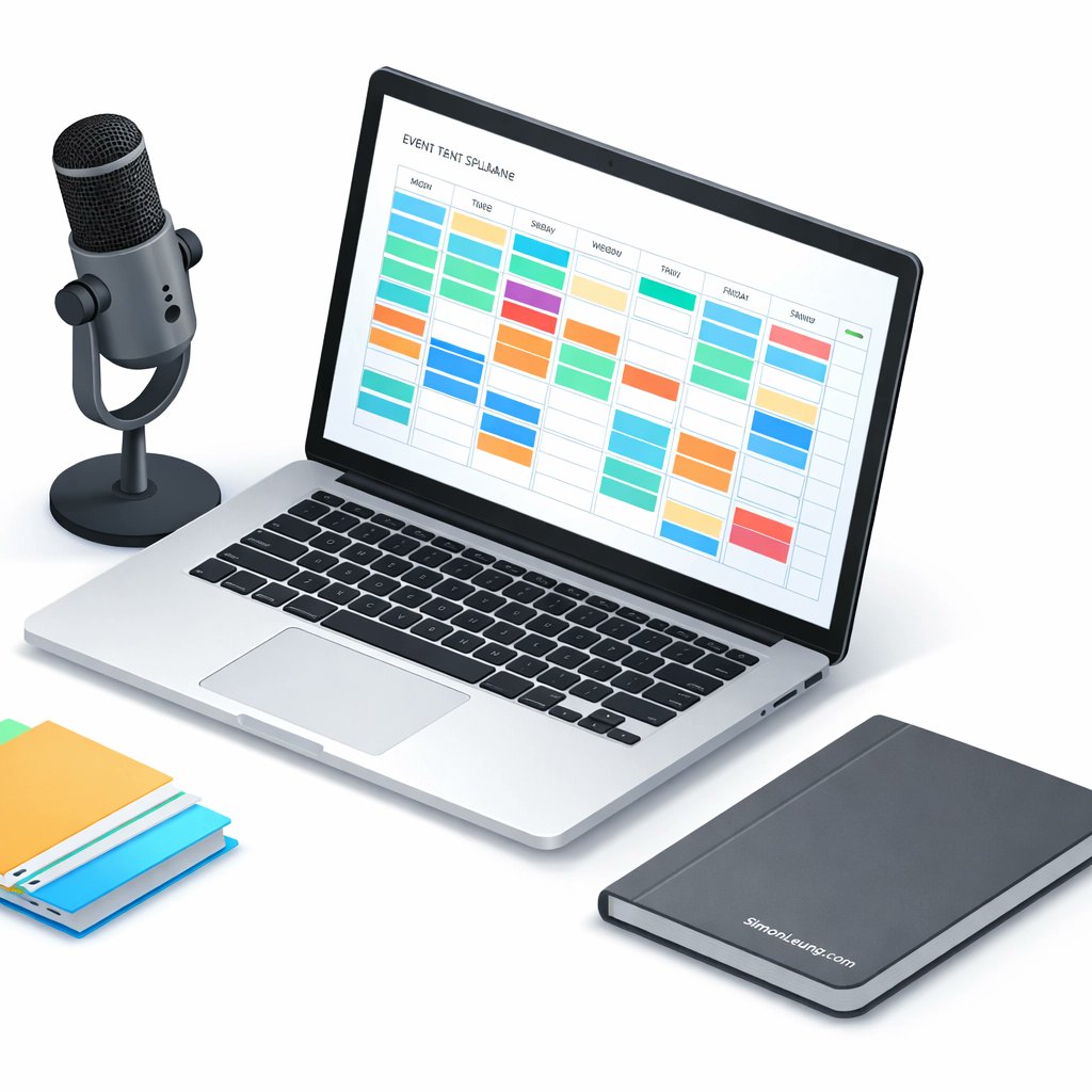 simonleung's tweet image. Hosting a virtual summit? 🌍 AI is your new co-organizer. From generating catchy session titles to managing speaker bios and schedules, use automation to keep the chaos at bay and focus on delivering a world-class experience. #VirtualEvents #EventPlanning #AI