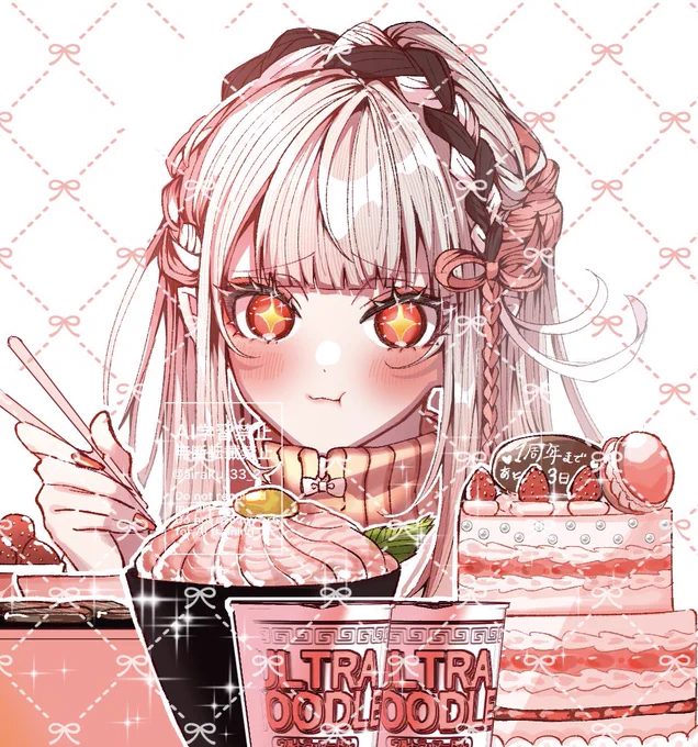 ✦ 王蛇まりぃちゃん ()の1周年カウントダウン第一弾! 好きなものをたくさん食べてライブに向けて頑張るまりぃちゃんのお写真を撮らせていただきました 明日以降のカウントダウン写真も!まりぃちゃんの配信も! お楽しみにお待ちください