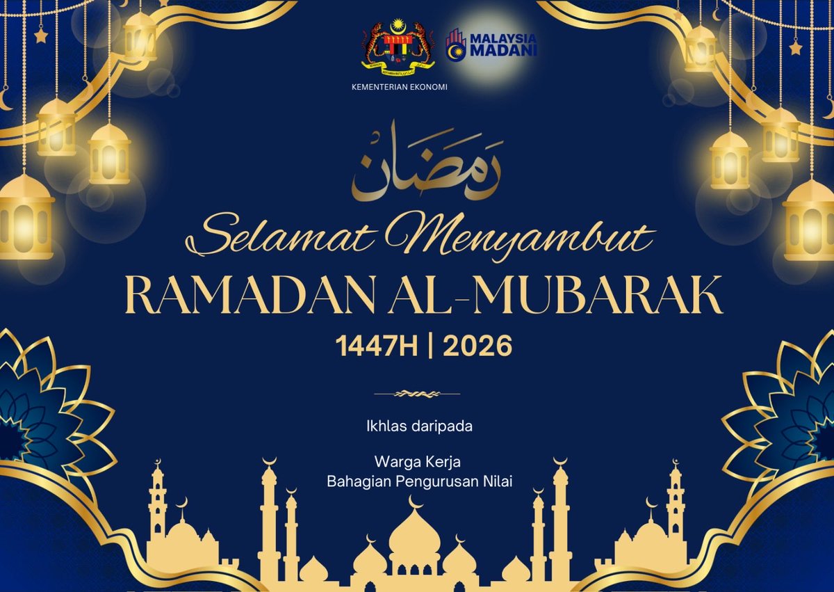 Bahagian Pengurusan Nilai, Kementerian Ekonomi tweet media