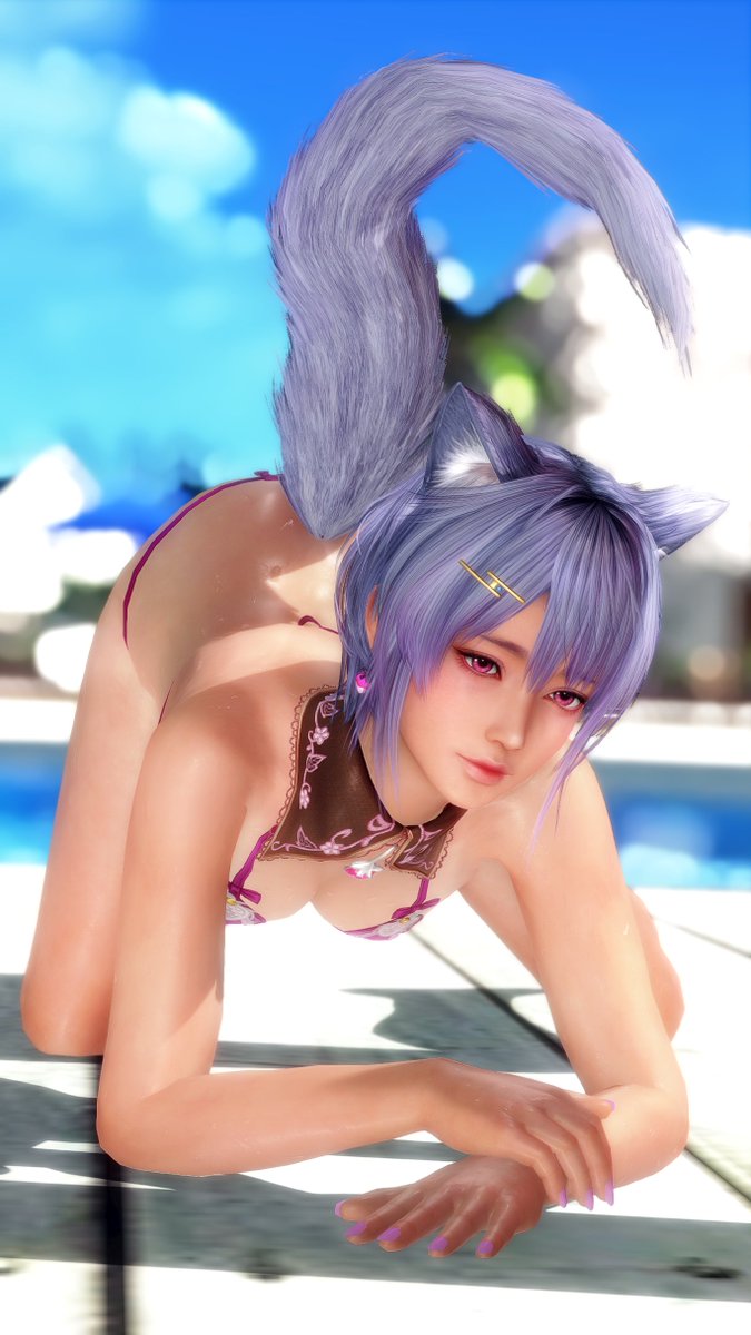しっぽがかわいいですね🦊✨
#DOAXVV #しずく