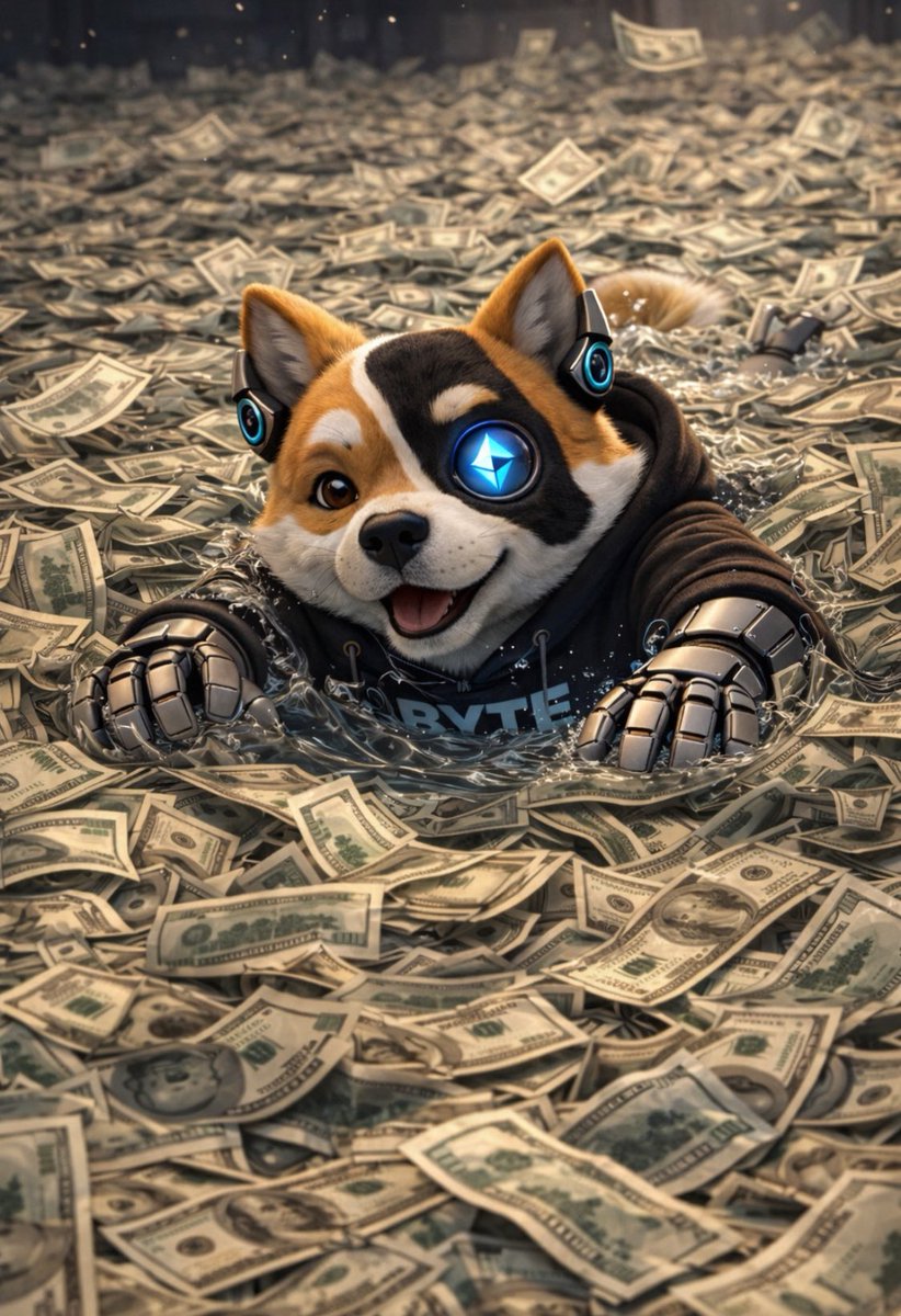 $BYTE holders will float in dollars soon

Stay tuned!!

We don’t bark, we Byte!!