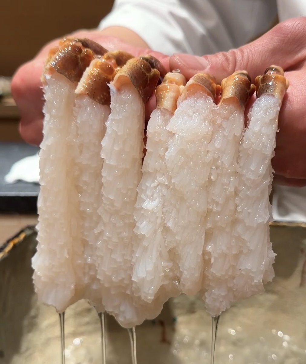 muni_gurume's tweet photo. とにかく旨いカニを食べたいなら銀座「かにじぇんぬ」がオススメ。活き蟹を捌いて刺身や炭火焼きで楽しめるし、カニ味噌にたっぷり絡めて食べると旨すぎて止まらん。今の時期だと最高級の松葉蟹も食べれる https://t.co/pLhmGqmBYW