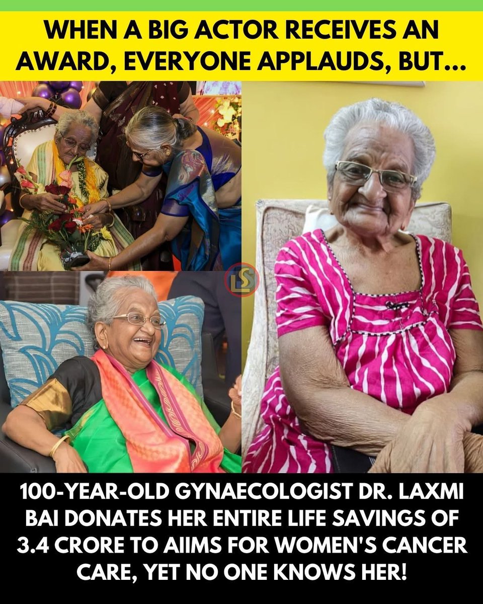 Truly inspiring act of compassion , sacrifice and lifelong service 🫡