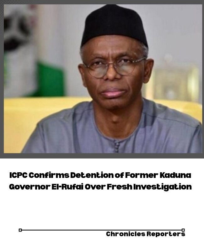 ICPC Confirms Detention of Former Kaduna Governor El-Rufai Over Fresh Investigation
For full story check the link below 👇

chroniclereporters.com/2026/02/icpc-c…