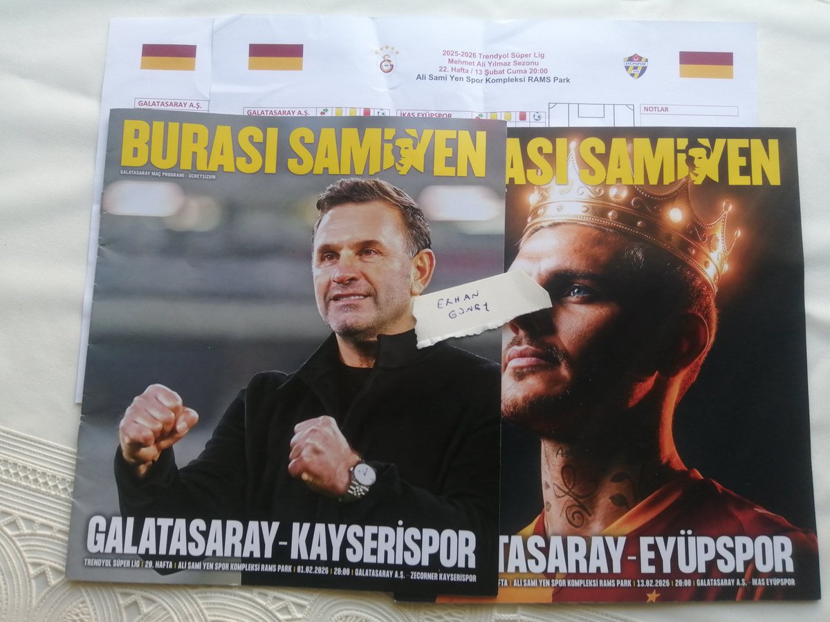 spormuzesi's tweet photo. Galatasaray-Kayserispor/Eyüpspor musabakalari #macprogrami #esamelistesi #spormuzssi https://t.co/H2BNBVI2bD