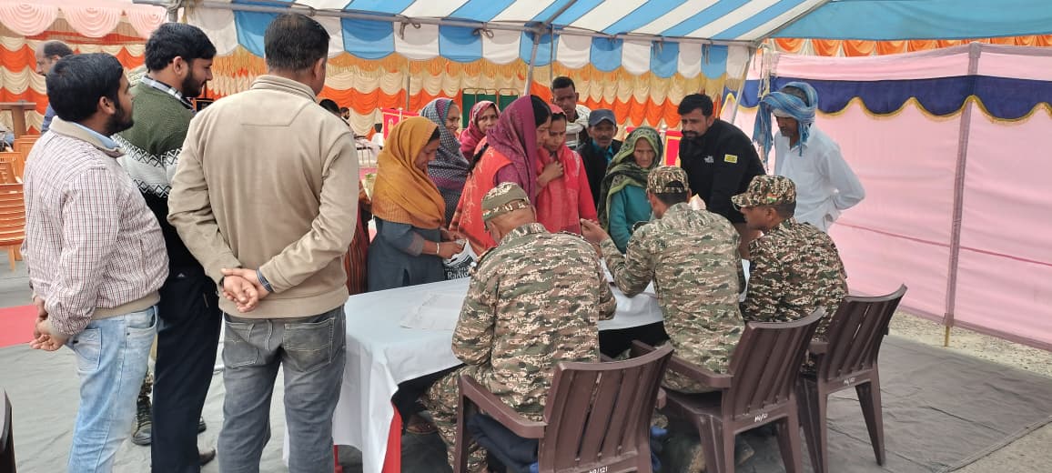 121 Bn #CRPF organized a Free Medical Camp at Government Higher Senior Secondary School Ramkot, Distt.Kathua on 18/02/2026 under the Civic Action Programme.Specialist doctors conducted free health check-ups and consultations,and free medicines were distributed to local residents.