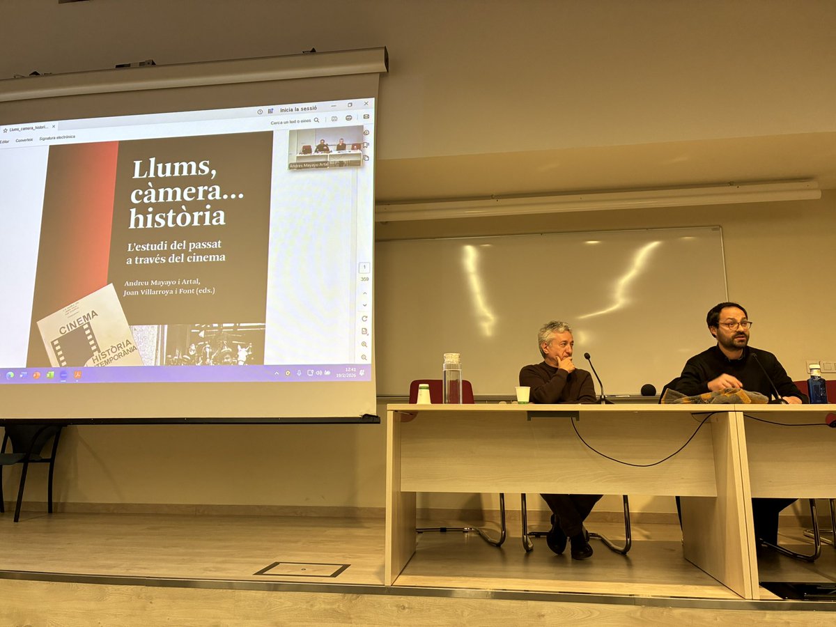 Acte d’Homenatge a la Lola Harana, ara mateix. Està sent un espai de record i reconeixement a la Lola (1964–2025), amiga, historiadora i coordinadora del CEHI-UB. També es presenta el libre “Llums, càmera… història. L’estudi del passat a través del cinema’, editat pel CEHI-UB.