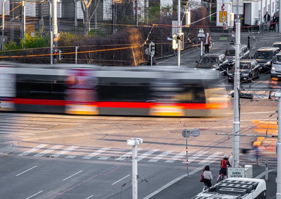 50% of tram tracks in Vienna are in their own lane, very impressive considering its a legacy tram system

And currently 75% of all traffic lights that are used by a public transit line in Vienna give signal priority to buses and trams

and the plan is to increase both even more