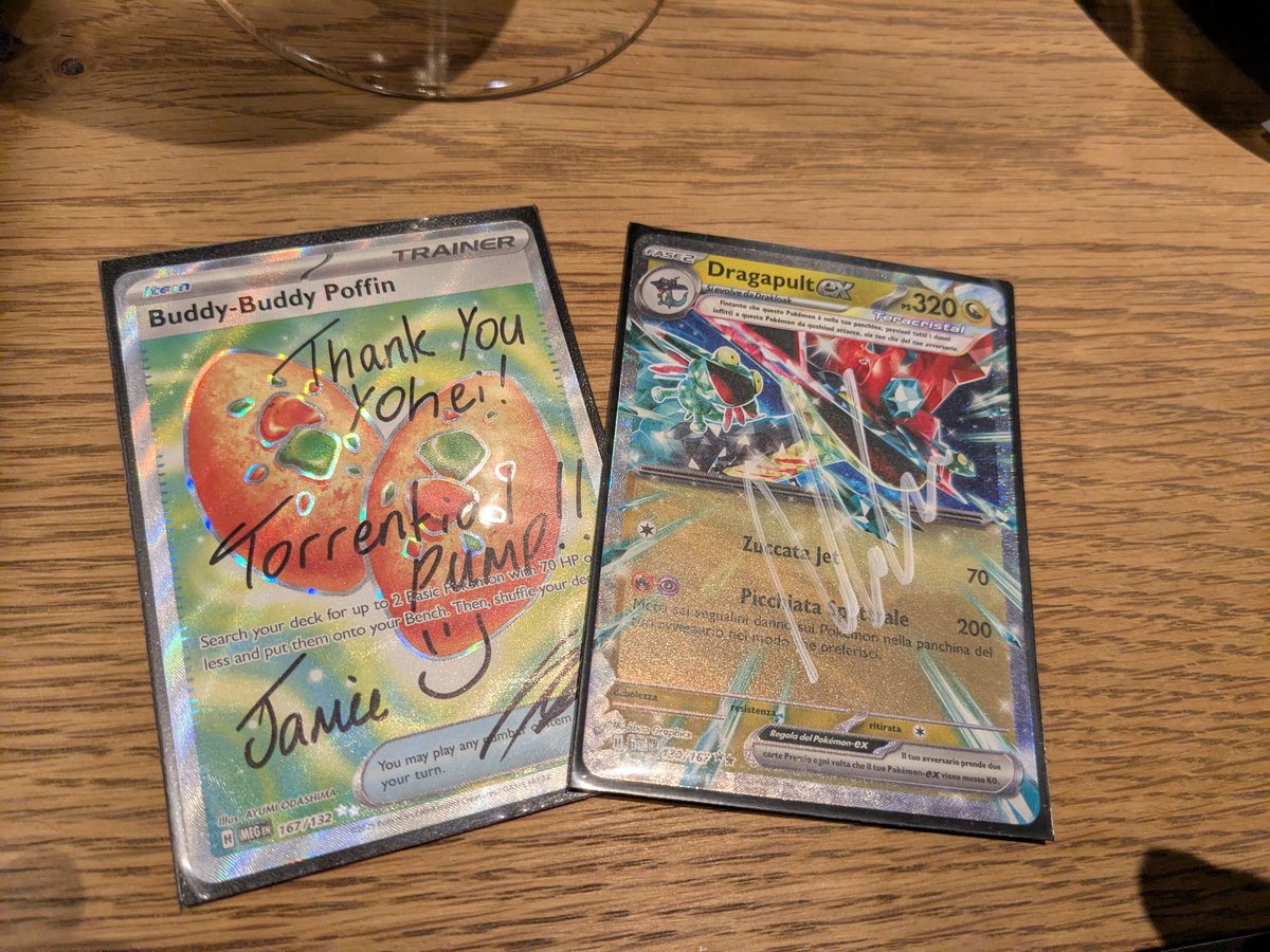 This signed card will be my treasure forever

Thank　You　EUIC
<a href="/ItsJayC44/">Jamie @ EUIC 🇬🇧</a> 
<a href="/AlbertoContiTCG/">Alberto Conti</a>