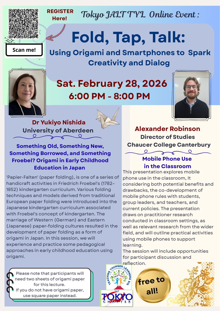 JALT CUE SIG tweet media