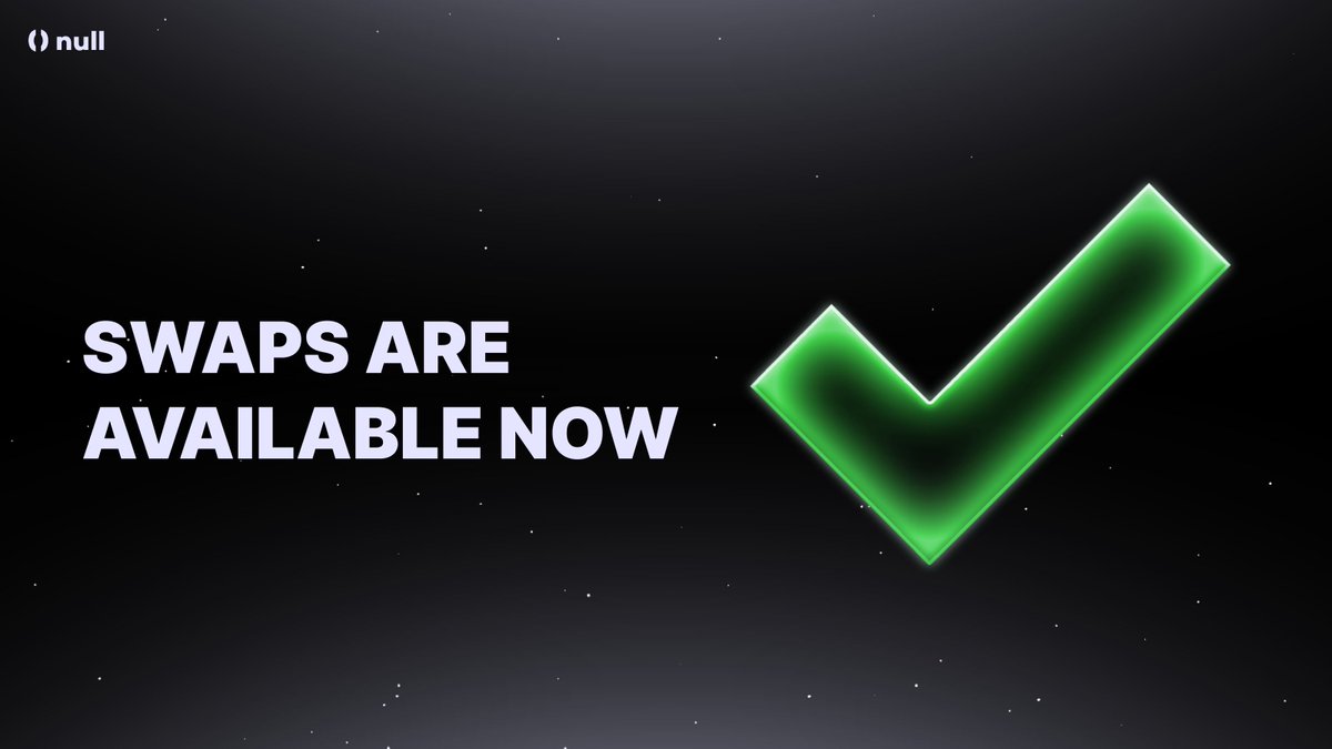 Swaps are now available ⚡️

Our platform's performance has been significantly scaled! We are now ready to provide you with the best instant cryptocurrency exchange service with minimal fees.

👉 Try it yourself: nullswap.com