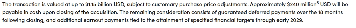 $HIMS acquires Eucalyptus (health). Many FinX'ers will report this now.

I find the financing interesting. The transaction is valued north of $1.1B, which will be financed by $240m cash and operating cash-flow from the North American business. 

Does this sound like $HIMS is