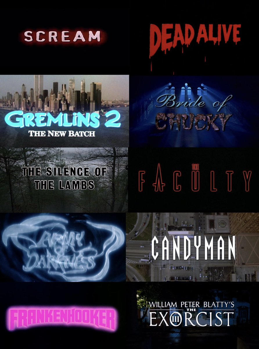 good morning to the bad bitches who love 90s horror