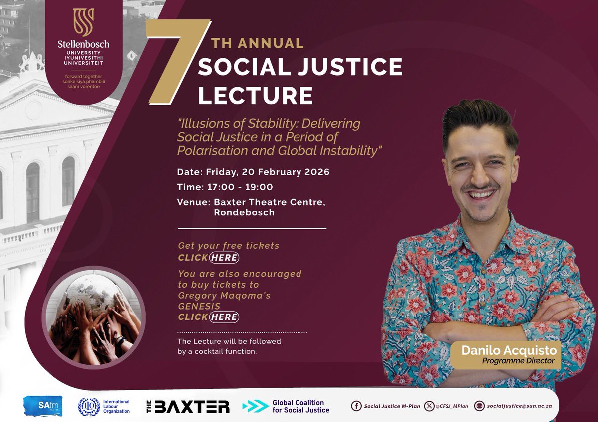 Stellenbosch University Centre for Social Justice tweet media