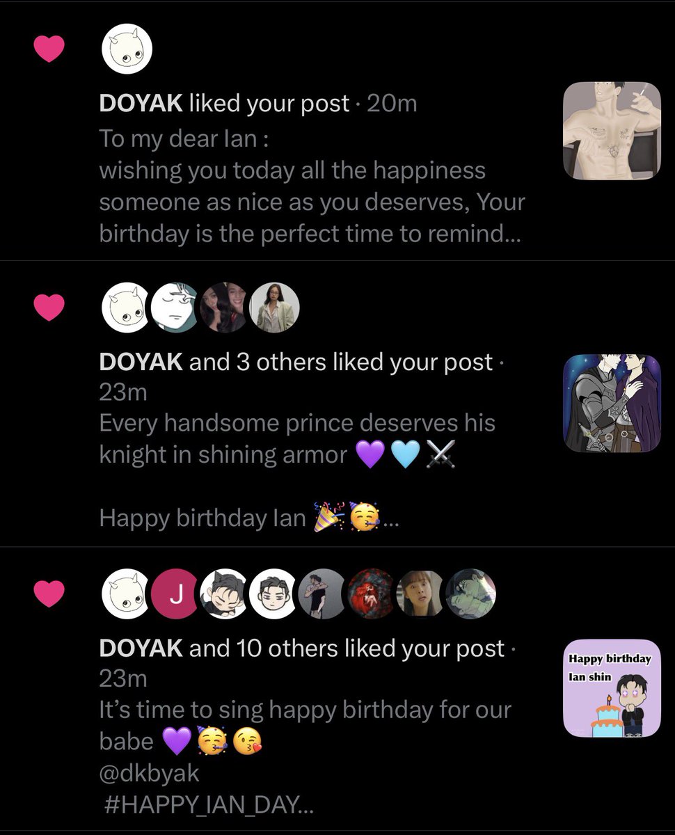 I’m so happy she  liked my drawings 🥹💜 thank you doyak nim ☺️