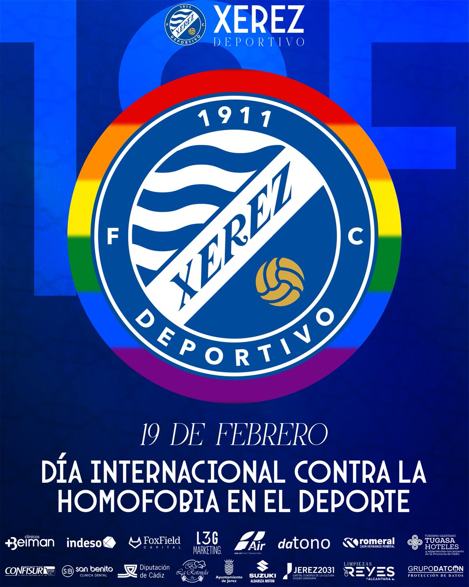 ❤️🧡💛💚💙💜

19 de febrero, Día Internacional contra la Homofobia en el Deporte