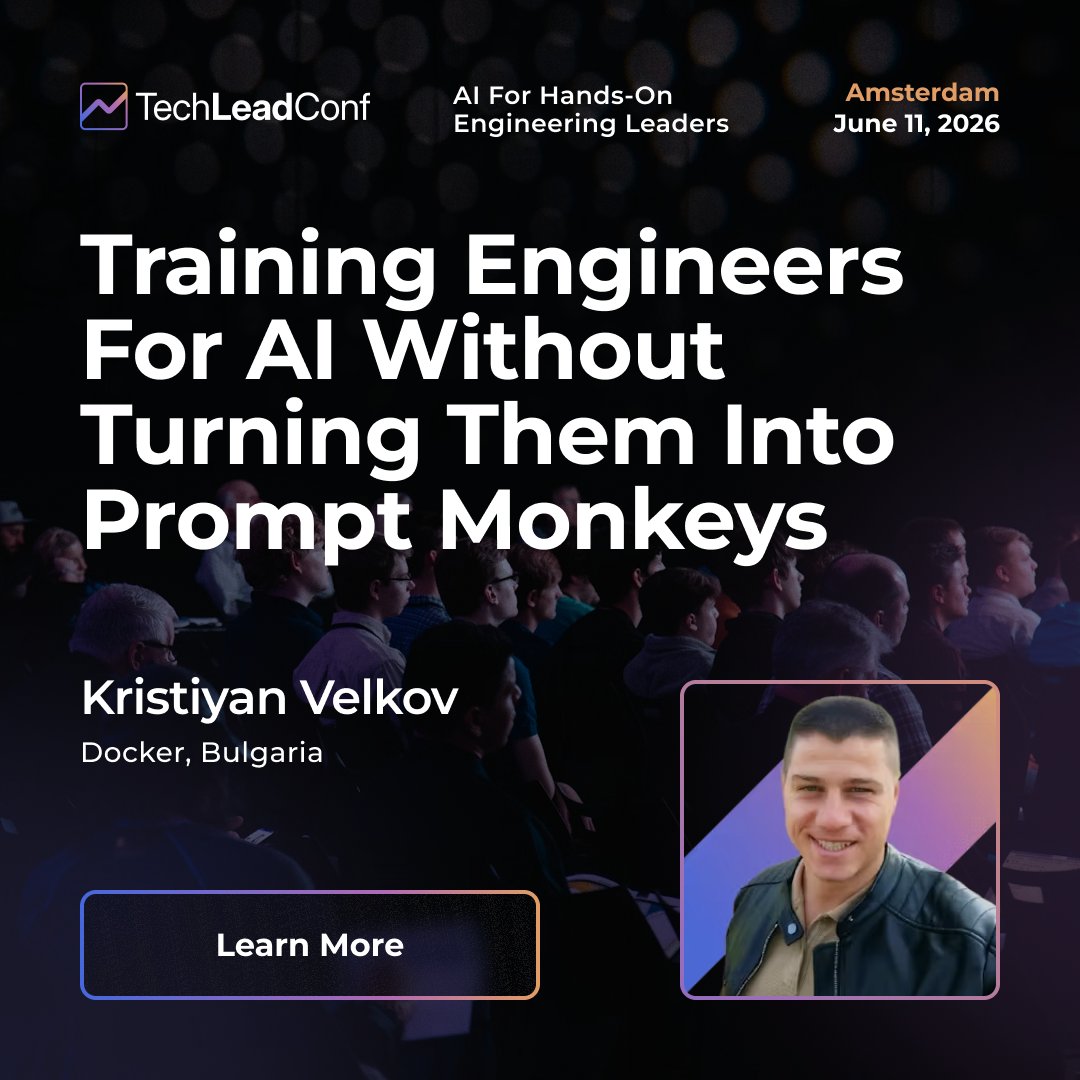 TechLead Conference tweet media